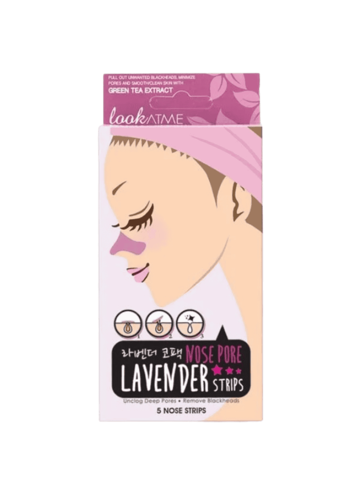 LOOK AT ME Nose Pore Strips LAVENDER