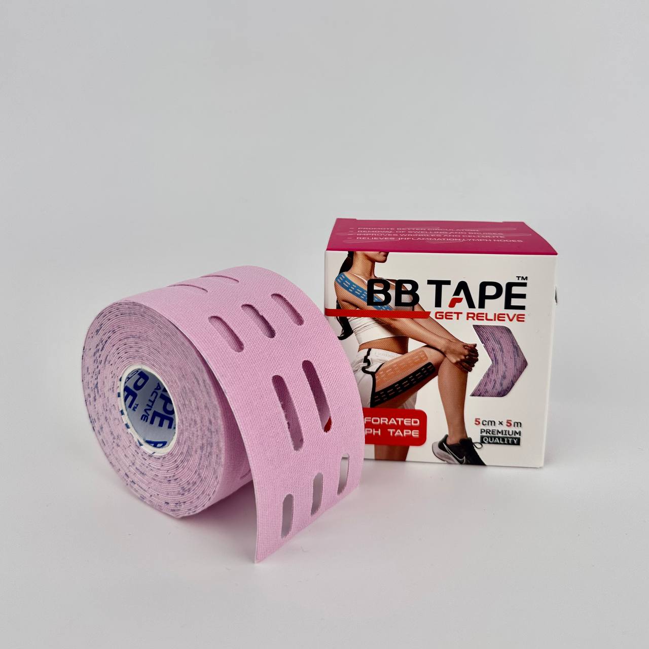 BBTAPE Lymph Tape Cherry Pink / Perforated