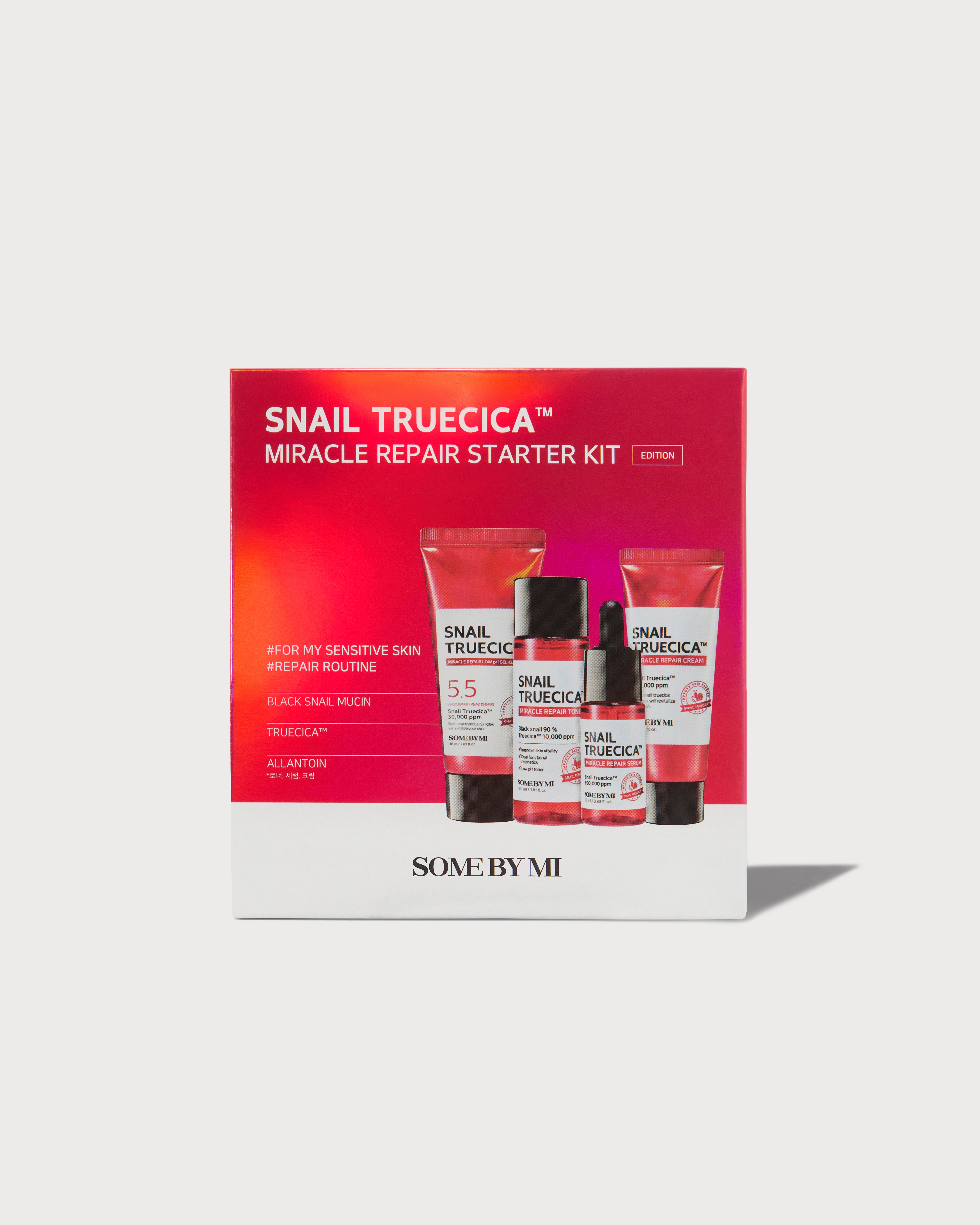 SOMEBYMI Snail TrueCICA Miracle Repair Starter Kit