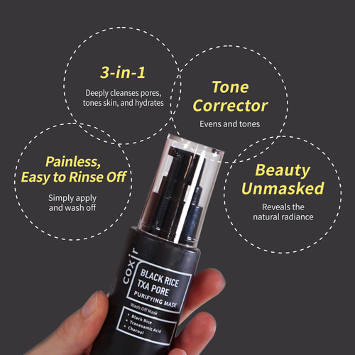 COXIR Black Rice TXA Pore Mask