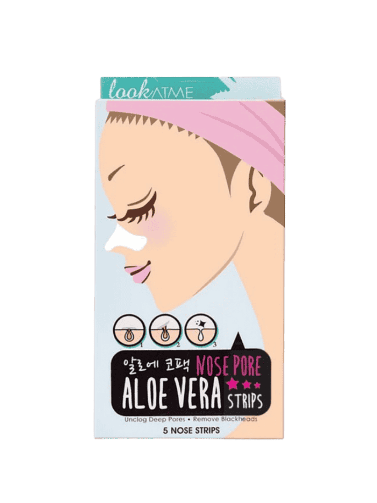LOOK AT ME Nose Pore Strips ALOE-VERA