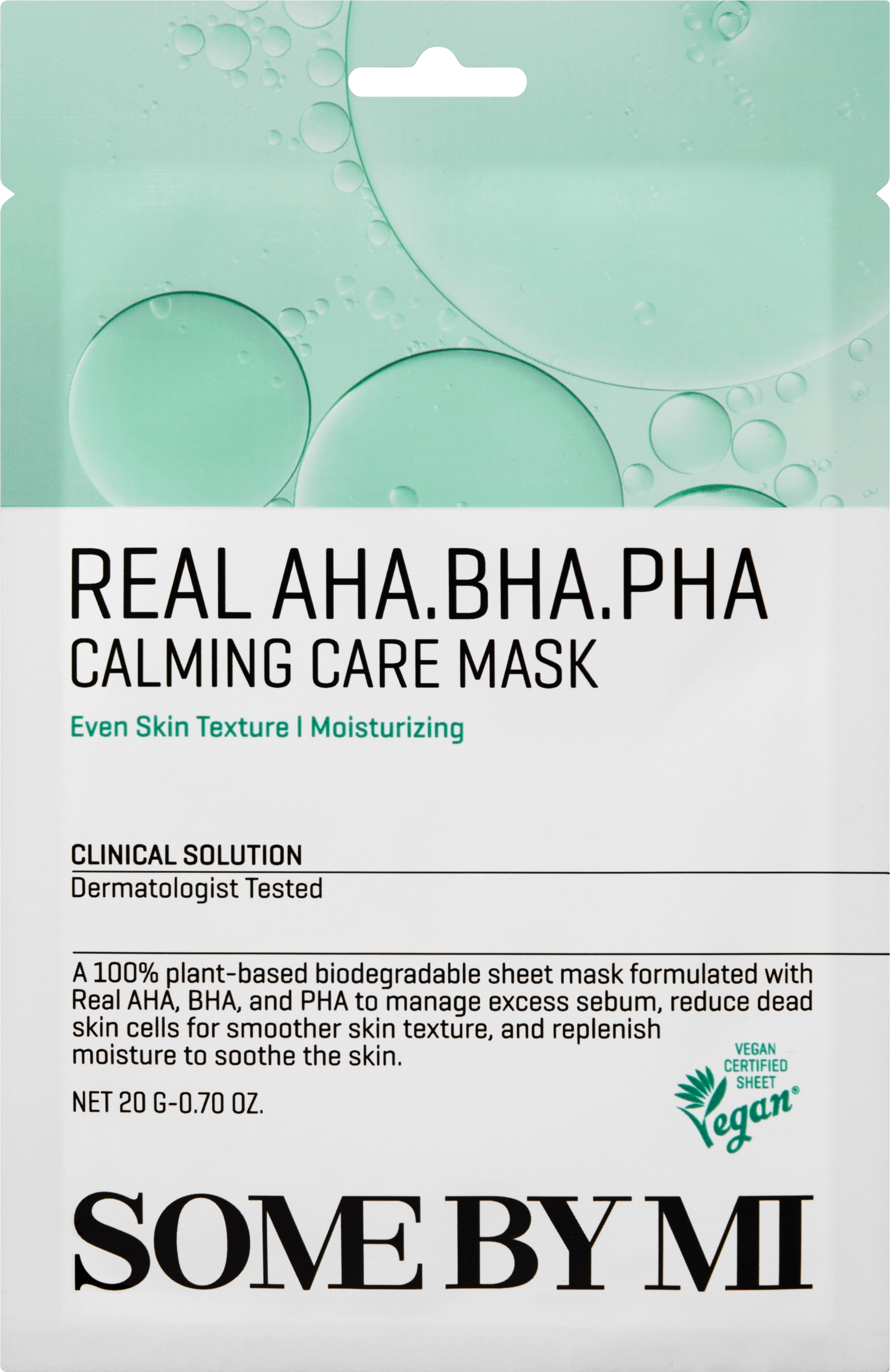SOMEBYMI Real AHA-BHA-PHA Calming Care Mask